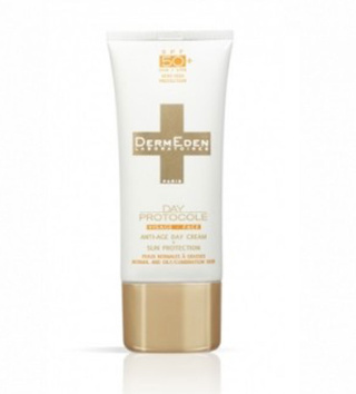 کرم ضد آفتاب بی رنگ درمدن با SPF50 مناسب انواع پوست حجم 50 میلی لیتر