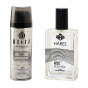 پک هدیه روز مرد 2 عددی شامل اسپری بدن مدل Creed Silver Mountain Water و عطر جیبی مدل Mont Blanc Legend