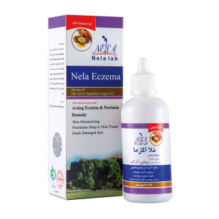 روغن ماساژ حاوی روغن آرگان مدل نلا اگزما حجم 60 میلی لیتر لابراتوار نلا - 01