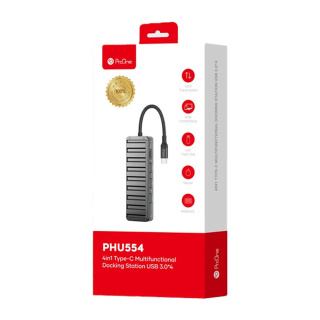 هاب 4 پورت USB-C پرووان مدل PHU554 - 01