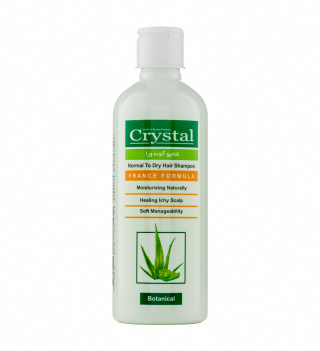 شامپو کریستال مدل Aloe Vera مناسب موهای خشک و نرمال حجم 400 میلی لیتر