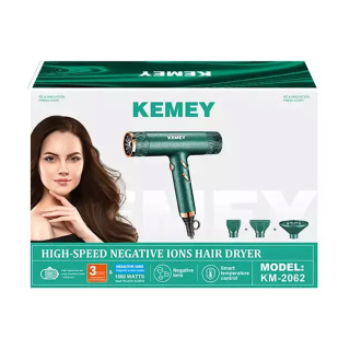 سشوار حرفه ای 1500 وات کیمی مدل Km-2062 - 02