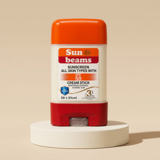 کرم ضد آفتاب استیکی مناسب انواع پوست با SPF50 حجم 50 میلی لیتر سان بیمز - 04