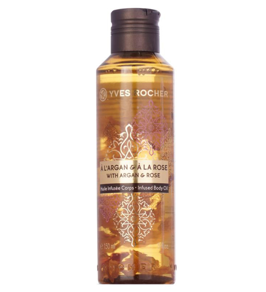روغن بدن نرم کننده و آرامش بخش حاوی روغن آرگان و عصاره گل رز حجم 150 میل ایوروشه