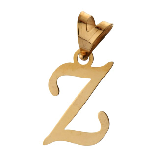 آویز گردنبند طلا 18 عیار زنانه طرح حرف لاتین Z مدل MM1651