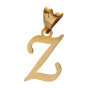 آویز گردنبند طلا 18 عیار زنانه طرح حرف لاتین Z مدل MM1651
