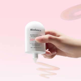 فلوئید ضد آفتاب نامرئی حاوی کلاژن و پپتاید با SPF50 حجم 50 میلی لیتر بایو دنس - 05