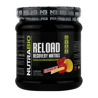 پودر ماتریکس ریکاوری نوترابایو مدل Reload با طعم بمب لیمو توت فرنگی وزن 858 گرم