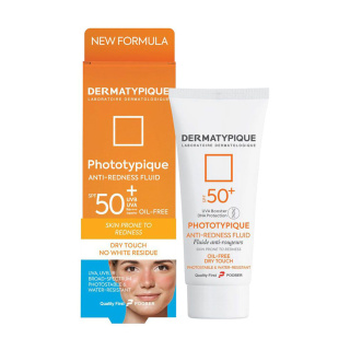 ضد آفتاب فلوئید ضد قرمزی مدل Phototypique با Spf +50 مناسب پوست مستعد قرمزی حجم 40 میلی لیتر درماتیپیک - 01