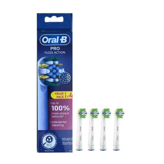 سری یدک مسواک برقی اورال بی مدل Pro Floss Action بسته 4 عددی - 01
