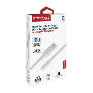 کابل USB A به لایتنینگ شارژ سریع پرومیت مدل XCORD - 01