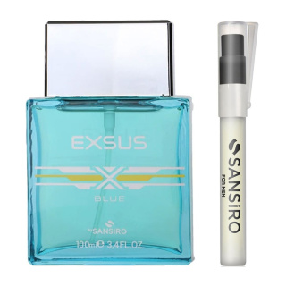پک دو عددی ادکلن مردانه سن سیرو مدل Exsus Blue به همراه ادکلن خودکاری مدل Desire Blue ALFRED DUNHILL