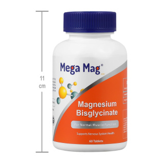 قرص منیزیم 400 Bisglycinat بسته 60 عددی مگامگ - 03