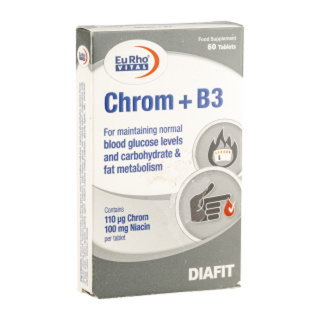 پک 4 عددی قرص Chrom + B3 بسته 60 عددی یوروویتال - 01