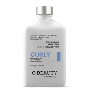 شامپو مدل Curly مناسب موهای موج دار و فر حجم 350 میلی لیتر سی بیوتی