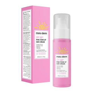 کرم ضد آفتاب SPF 50 مدل تناژ صورتی حجم 50 میلی لیتر مارودرم - 01