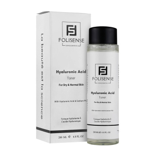 تونر مدل Hyaluronic Acid مناسب پوست خشک و نرمال حجم 200 میلی لیتر فولی سنس - 01