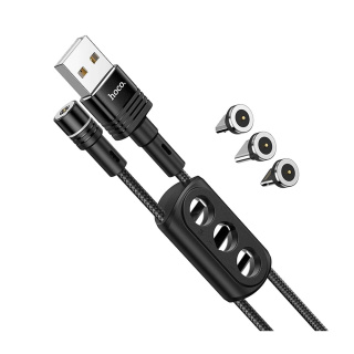 کابل شارژ USB-A TO IPHONE و MICRO و USB-C مدل U98 هوکو