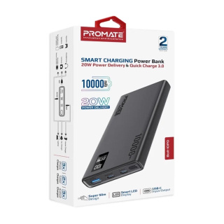 پاور بانک پرومیت مدل BOLT-10PD ظرفیت 10000 میلی آمپر - 01