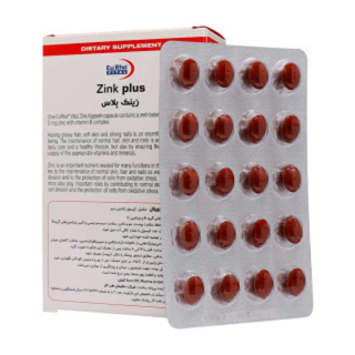 پک دو عددی کپسول زینک پلاس 5 میلی گرم یوروویتال بسته 60 عددی - 01