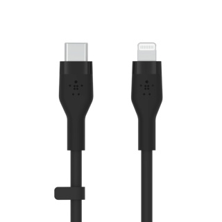 کابل شارژ سریع USB-C با رابط لایتنینگ بلکین مدل CAA009bt3MBK طول 3 متر