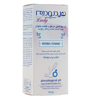 ژل بهداشتی بانوان لیدی هیدرا فم مرطوب کننده ناحیه واژینال 150میل هیدرودرم - 03