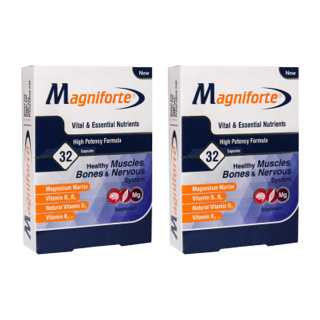 پک دو عددی کپسول مگنیفورت Magniforte بسته 32 عددی هولیستیکا