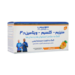 ساشه منیزیم، کلسیم و ویتامین D3 دوبیس بسته 20 عددی - 01