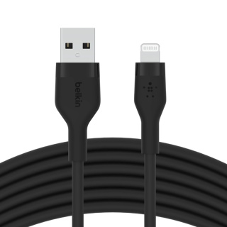 کابل شارژ سریع USB-A با رابط لایتنینگ بلکین مدل CAA008bt1MBK طول 1 متر - 03