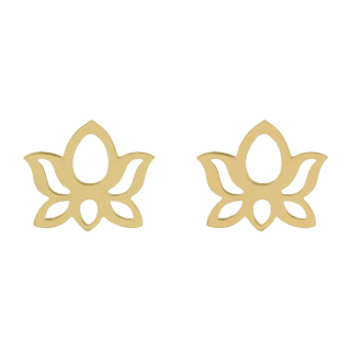 نیم ست طلا 18 عیار زنانه مدل MS0254 - 01
