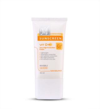 کرم ضد آفتاب بی رنگ مای فارما مدل Sun Solution با SPF50 مناسب انواع پوست حجم 40 میلی لیتر