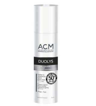 کرم ضد آفتاب و ضد چروک بی رنگ ای اس ام مدل Duolys با SPF50 مناسب انواع پوست حجم 50 میلی لیتر
