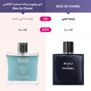 ادو پرفیوم مردانه مدل Bleu De Chanel شماره 313 حجم 100 میلی لیتر اسمارت کالکشن - 02
