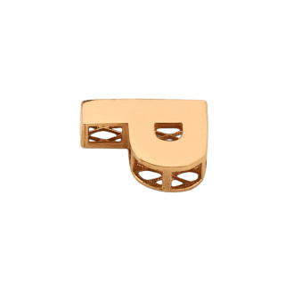 آویز گردنبند طلا 18 عیار زنانه طرح حرف P کد MM2145 - 03