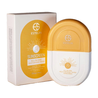 کرم ضدآفتاب رنگی استلین دارای SPF 70 مناسب انواع پوست حجم 50 میلی لیتر - 01
