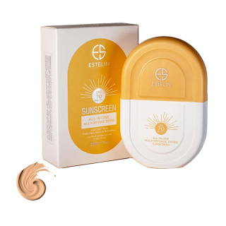 کرم ضدآفتاب رنگی استلین دارای SPF 70 مناسب انواع پوست حجم 50 میلی لیتر - 02