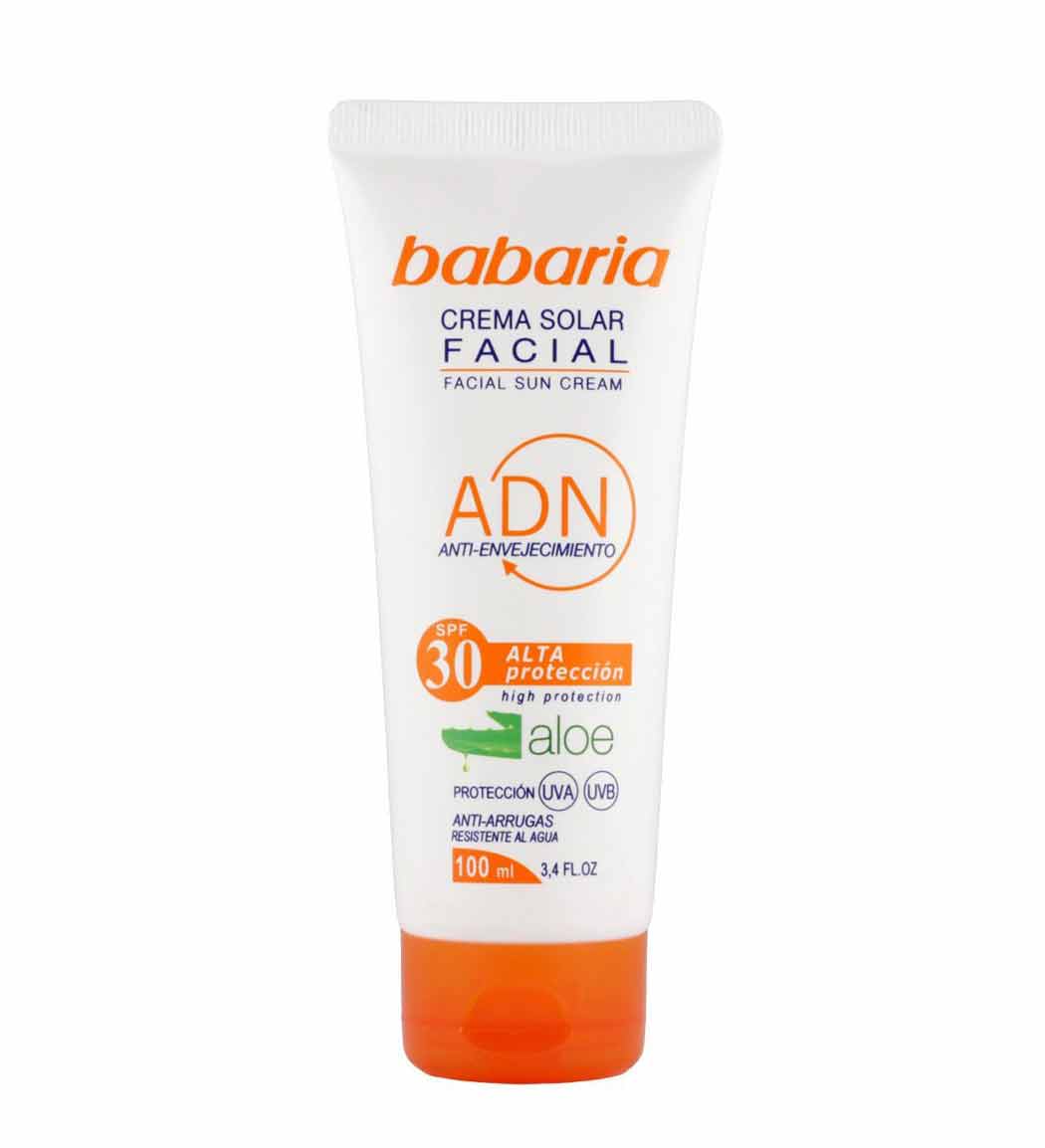 کرم ضد آفتاب بی رنگ باباریا با SPF30 مناسب انواع پوست حجم 100 میلی لیتر نمای ۲