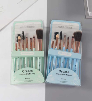 ست براش 7 عددی ارسال با رنگ رندوم مدل Create Impeccable Makeup میتینگ - 03