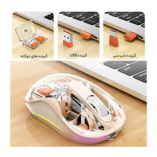 ماوس بی سیم گرین لاین مدل Turtle - 11