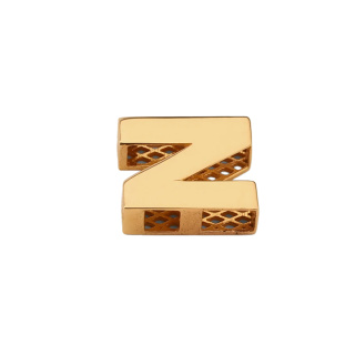آویز گردنبند طلا 18 عیار زنانه طرح حرف N کد MM2144 - 04