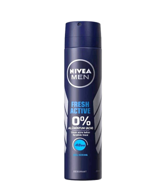 اسپری ضد تعریق مردانه 48 ساعته مدل FRESH ACTIVE حجم 200 میل نیوا