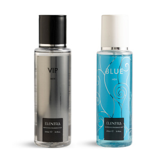 پک دو عددی بادی اسپلش مردانه مدل Blue و VIP حجم 250 میلی لیتر النترا