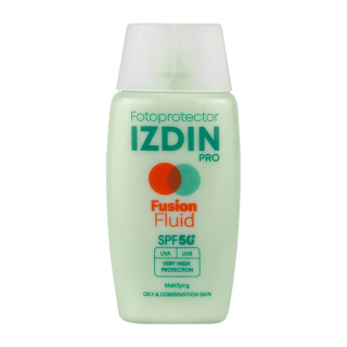 کرم ضدآفتاب فیوژن فلوئید SPF50 حجم 50 میلی لیتر ایزدین پرو