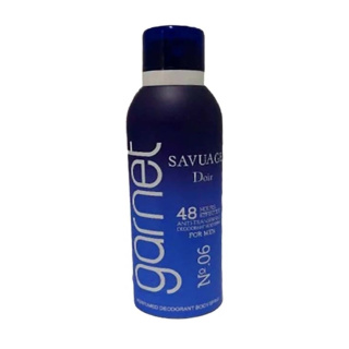اسپری خوشبو کننده بدن مردانه مدل Sauvage Dior شماره 06 حجم 200 میلی لیتر گارنت