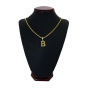 گردنبند مردانه طرح حرف B کد h022