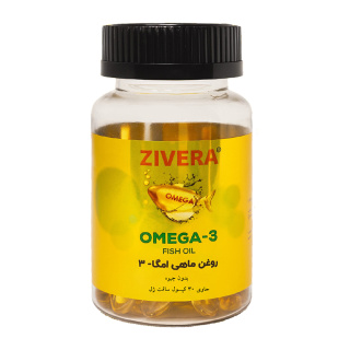 کپسول امگا 3 1000 میلی گرم بسته 30 عددی زیورا