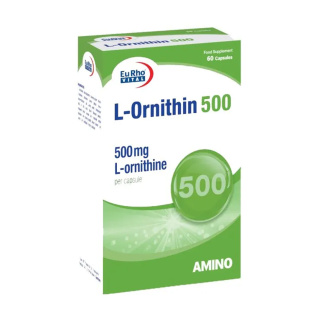 کپسول ال اورنیتین 500 میلی گرم بسته 60 عددی یوروویتال