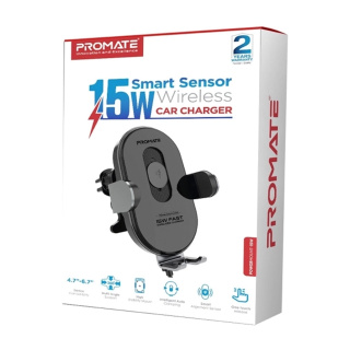 شارژر بی سیم و نگهدارنده گوشی مدل POWERMOUNT 15W پرومیت - 01