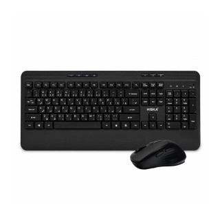 کیبورد و ماوس بیسیم هیسکا مدل H MK25 - 09