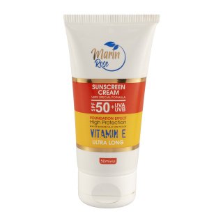 کرم ضد آفتاب رنگی مارین رز با SPF50 مناسب انواع پوست حجم 50 میلی لیتر